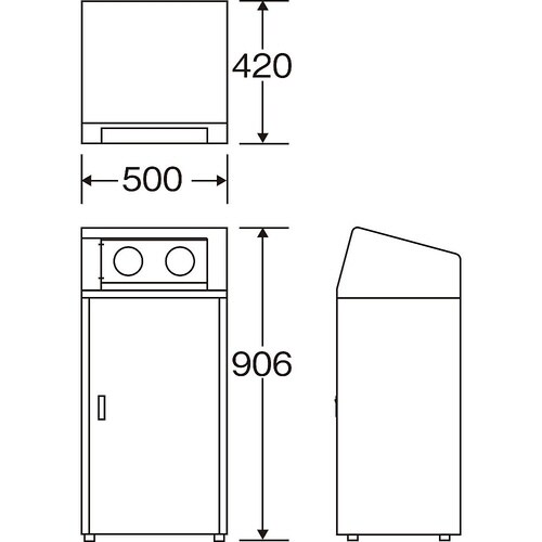 リサイクルボックス F−2(アイボリー)