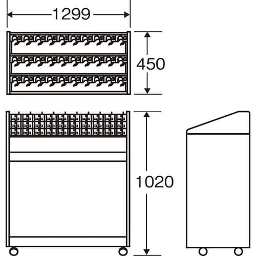 アンブラー NLB−45 鍵付(グレー)
