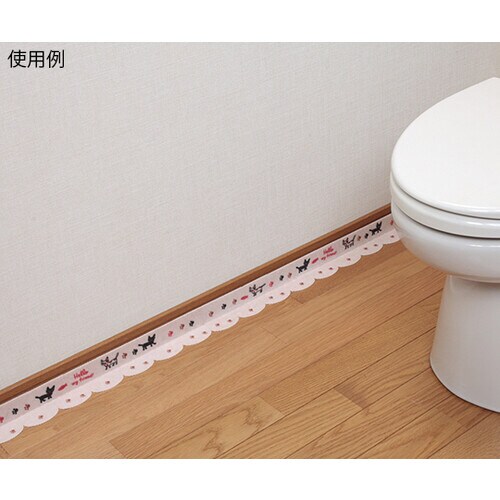 便器すきまテープ おさんぽねこ 1個(2枚入)