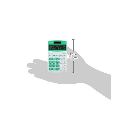 ハンディカラー電卓 グリーン