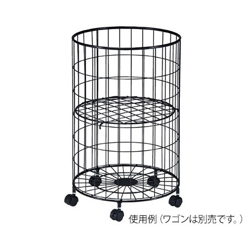 円型バスケットワゴン深型用 中間棚