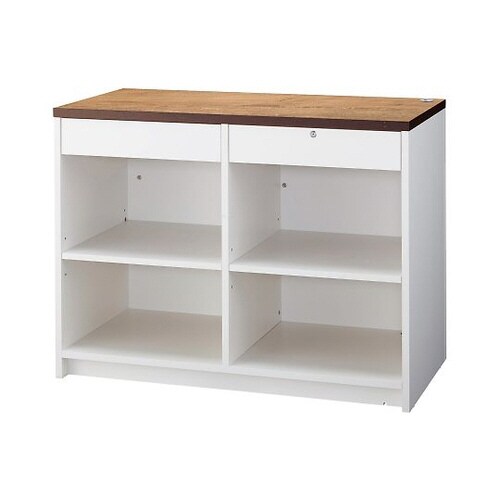 バイカラーカウンター W1200 天板RUS