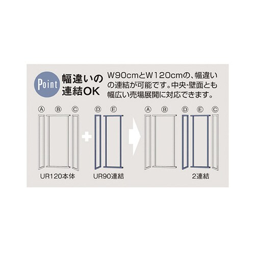 UR壁面タイプ W120×H210cm