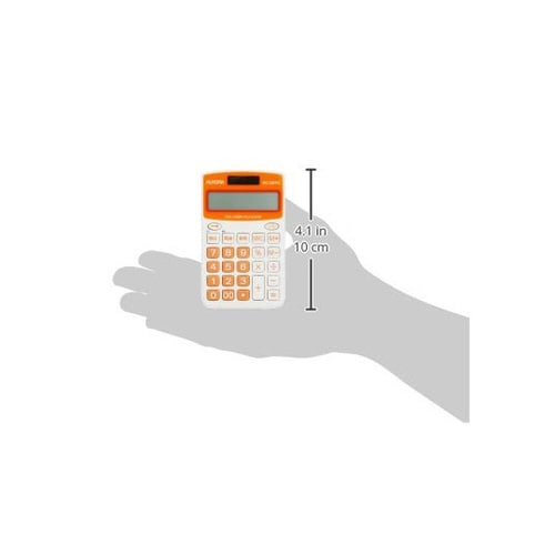 ハンディカラー電卓 オレンジ