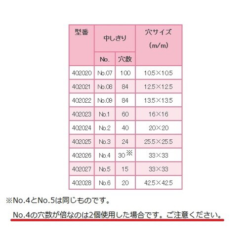 フリージングコンテナ用中仕切 No.1
