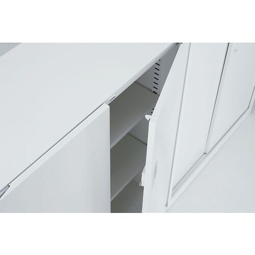 A4判対応書庫 窓付両開き ANW−36HG