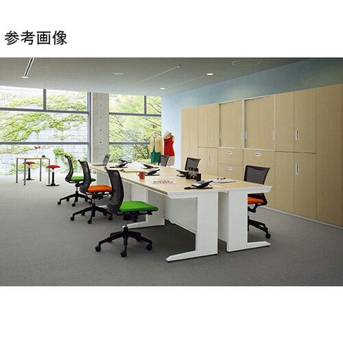 ビジネスデスク LDVシリーズ ホワイト/ホワイト