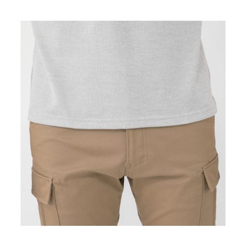 長袖ポロシャツ G−9118 3モクグレー 4L