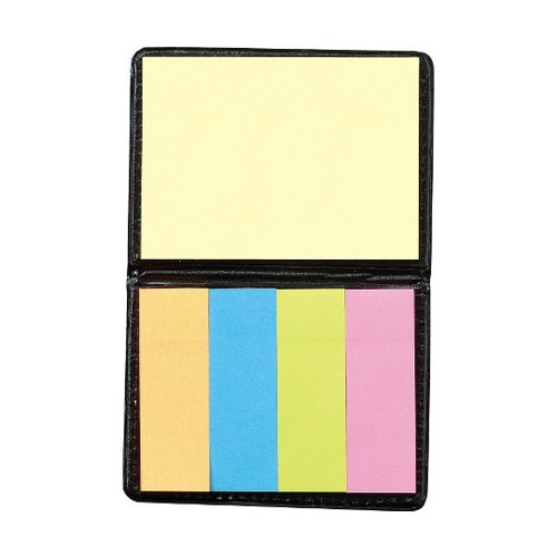 レザー調フセンブック ブラック 200個