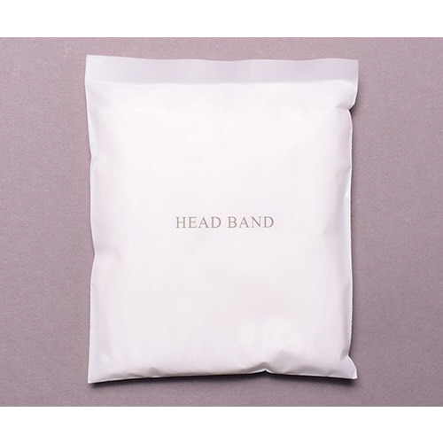 不織布ヘアーターバン白(白マット袋)1ケ