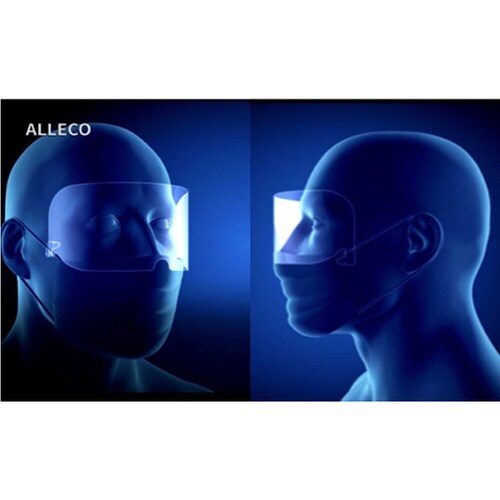 マスク装着アイシールド 1パック(8枚入)