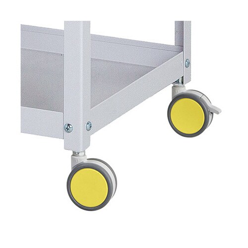 色彩ワゴン 移動式 キャビネット付きタイプ 3段