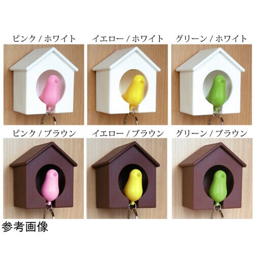 スパロウキーリング ピンク×ブラウン 48個入