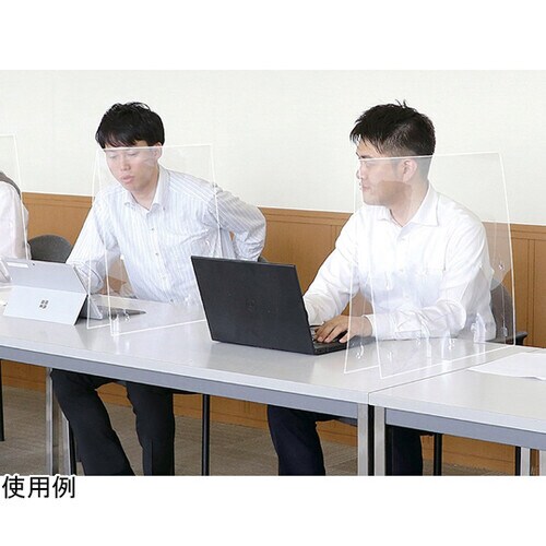 簡易飛沫防止透明パーティション 中 5台