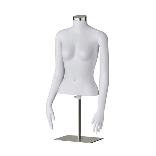 軽量ABS製 婦人腕付き卓上トルソー 9号