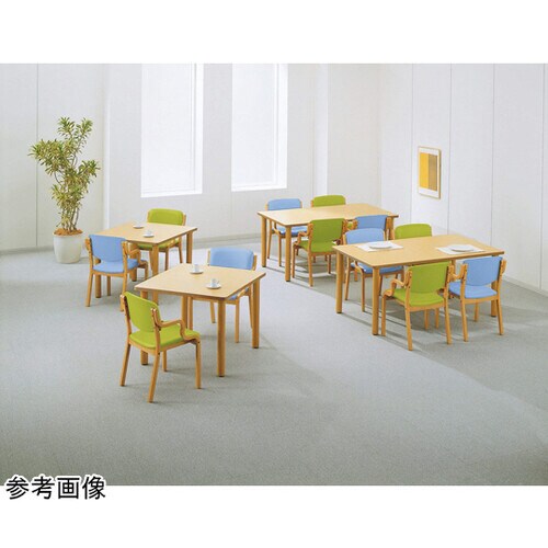 木製イス イエローグリーン