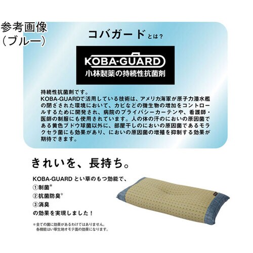 枕 い草 シンプル 約50×30cm ブルー