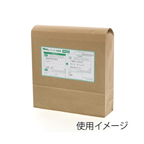 宅配袋 ベロ無し S 未晒無地 25枚入