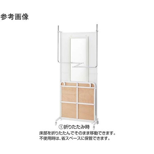 折りたたみ式フィッティングルーム キャス