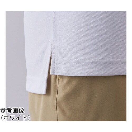 ポロシャツ 兼用 半袖 ホワイト SS