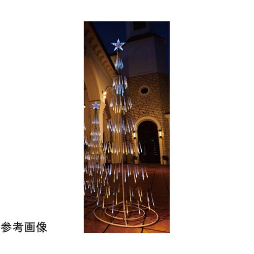 LEDシャイニングタワーツリー ホワイト
