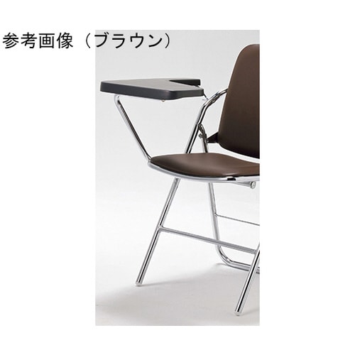 折りたたみイス ブラウン