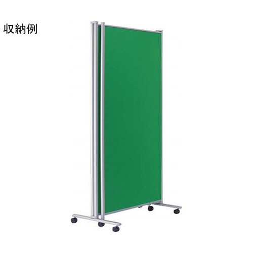 屏風式掲示板 両面式・板面緑色