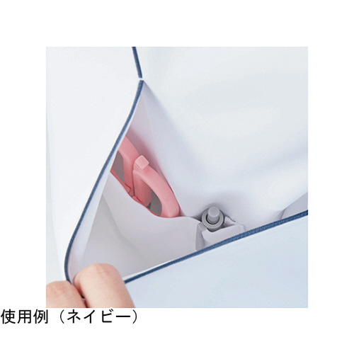 メンズジャケット 半袖 ホワイト×ウォー