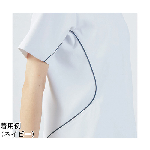 メンズジャケット 半袖 ホワイト×ウォー