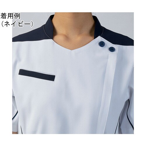 メンズジャケット 半袖 ホワイト×ウォー