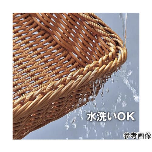 PP製バスケット ナチュラル W25×D