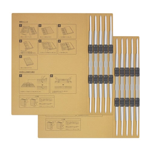 フラットファイル 厚とじ1000 A4−