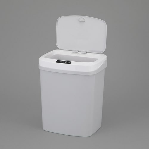 自動開閉ゴミ箱(床置きタイプ) 15L ホワイト