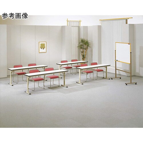 カラーゼミテーブル(脚折りたたみ)