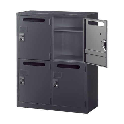 A4判対応書庫ASKブラック ASK−34M4