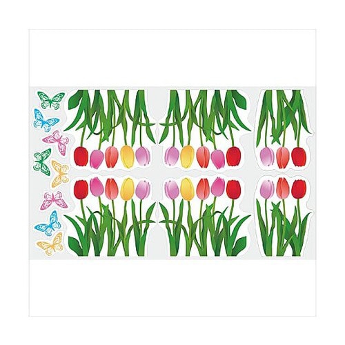 ウィンドウステッカー チューリップ