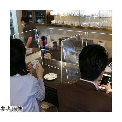 簡易飛沫防止透明パーティション 小 5台