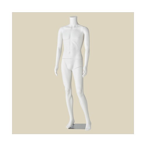 軽量PE製 紳士リアルマネキン 左足前ポーズ