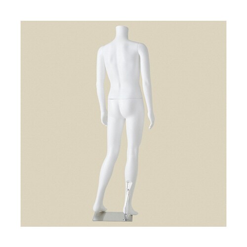 軽量PE製 紳士リアルマネキン 左足前ポーズ