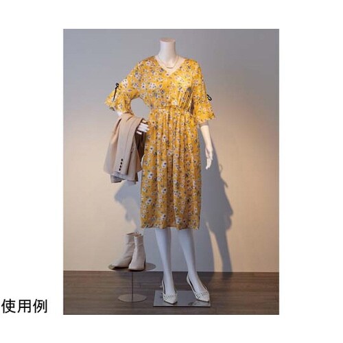 軽量PE製 婦人リアルマネキン 右手腰当てポーズ