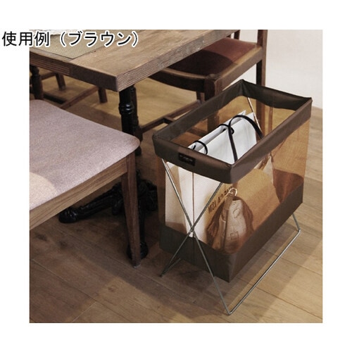 手荷物入れ サイドワゴン メッシュL ブラック