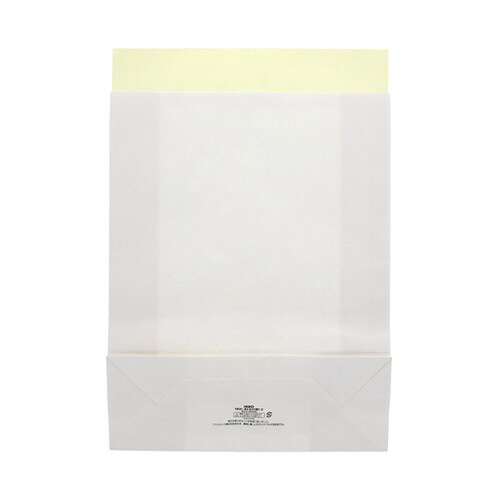 宅配袋 L 撥水 貼付位置入 白 25枚入