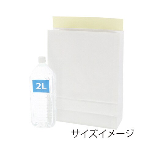 宅配袋 L 撥水 貼付位置入 白 25枚入