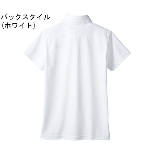 ポロシャツ 兼用 半袖 ホワイト 3L