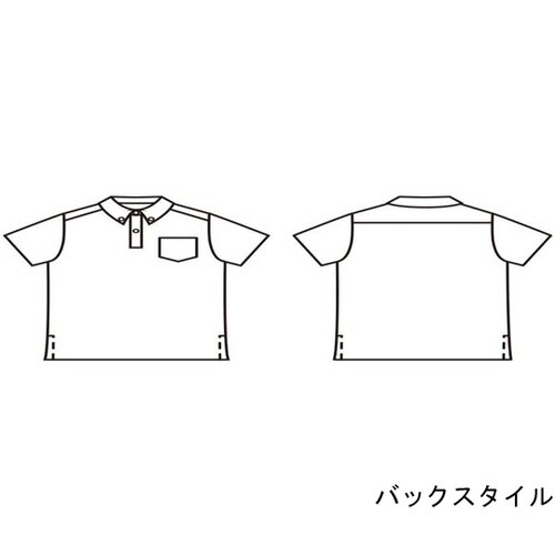 ポロシャツ 兼用 半袖 ホワイト 3L