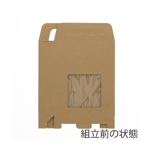 クラフトギフトBOX 窓付バッグM 10枚入