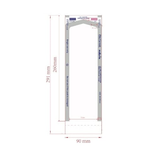 プロシェア滅菌バッグ 90×260mm 200枚入