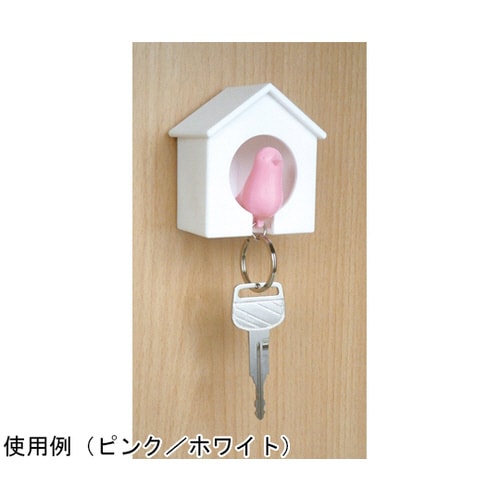 スパロウキーリング イエロー×ホワイト 48個入