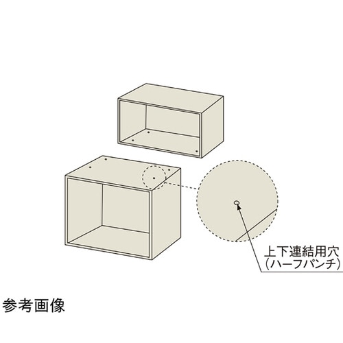 整理戸棚 ガラス引違戸(上置き用)