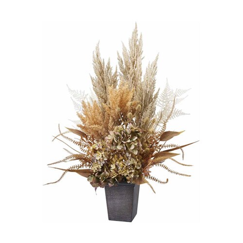 デラックスパンパスグラス造花アレンジ 高さ83cm
